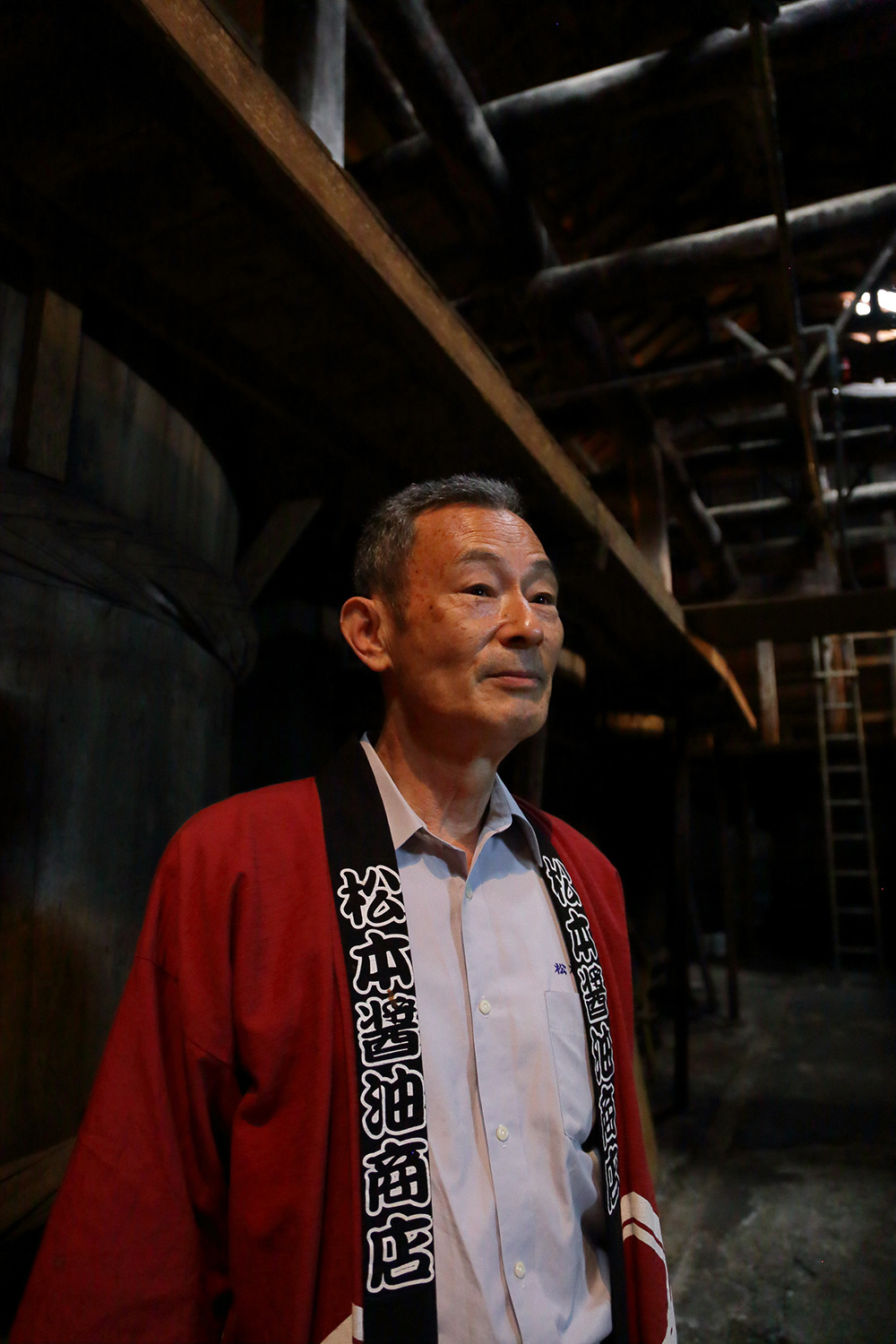 45年前に婿入りし松本の4代目を継いだ松本公夫さん。