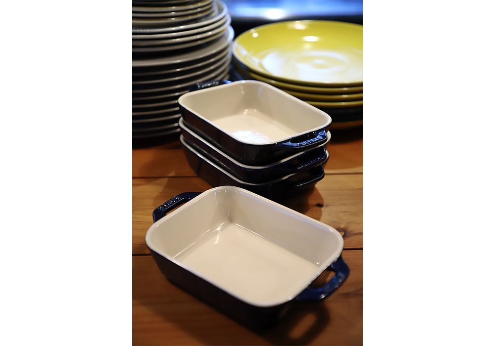 <シェフの道具> STAUB社のレクタンギュラーディッシュ(11㎝×14㎝)