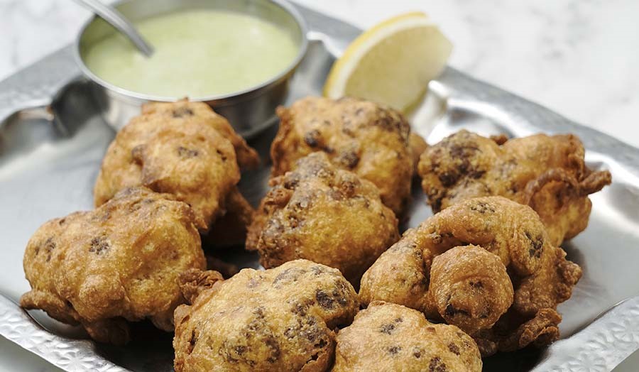 野菜の達人。南インドのてんぷら「カリフラワーのバジ」