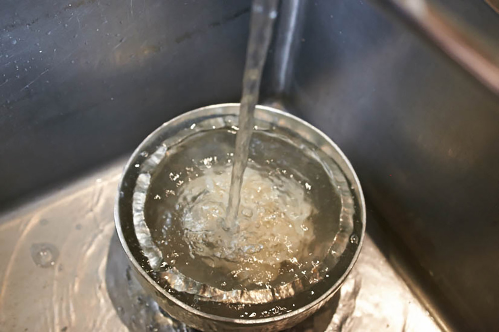 氷水で締める