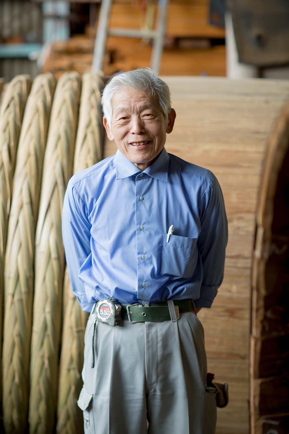 桶づくりは、木と人間のチームワークの産物 桶師 上芝雄史