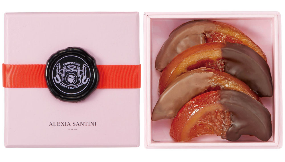 トランシュ オランジュ ショコラ(4個入)¥2,700 原産国:フランス WEB販売あり ※店頭販売は「Part2」の会期中のみ