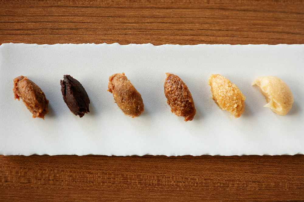 タイプ違いの6種類のみその味わいを検証