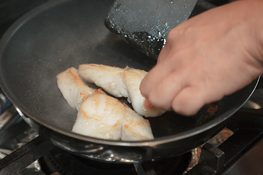【4】タラを焼く