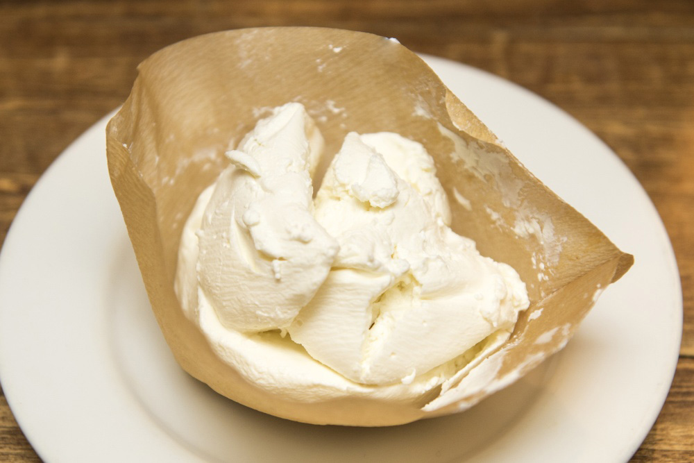 ［１］コーヒーフィルターで水切りする