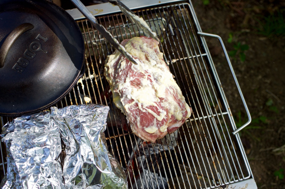 ［４］焼き始める