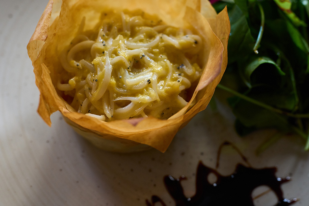 暁のしらうおのレブエルトとピペラーダ