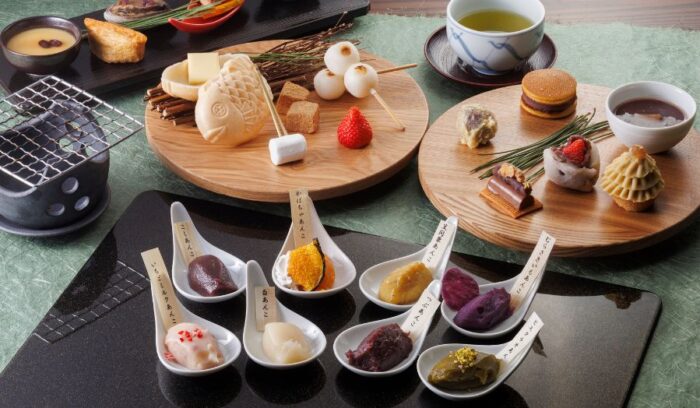 あんこに特化。品川プリンスホテルの和のアフタヌーンティー「おこたであったか 餡くらべ」<br />
