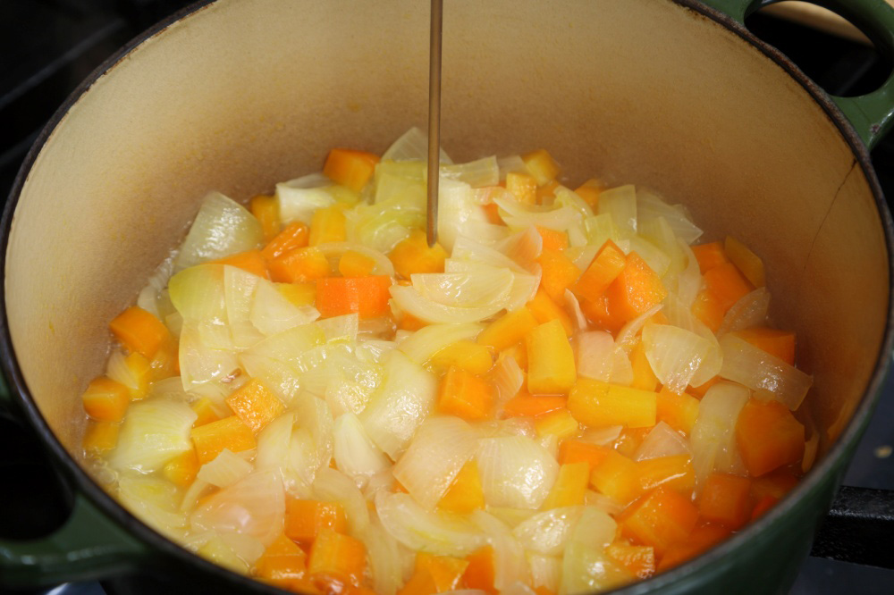 ［５］野菜の煮上がり