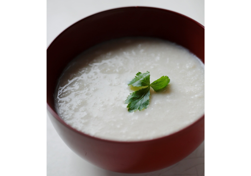 カリフラワーと豆腐のポタージュ