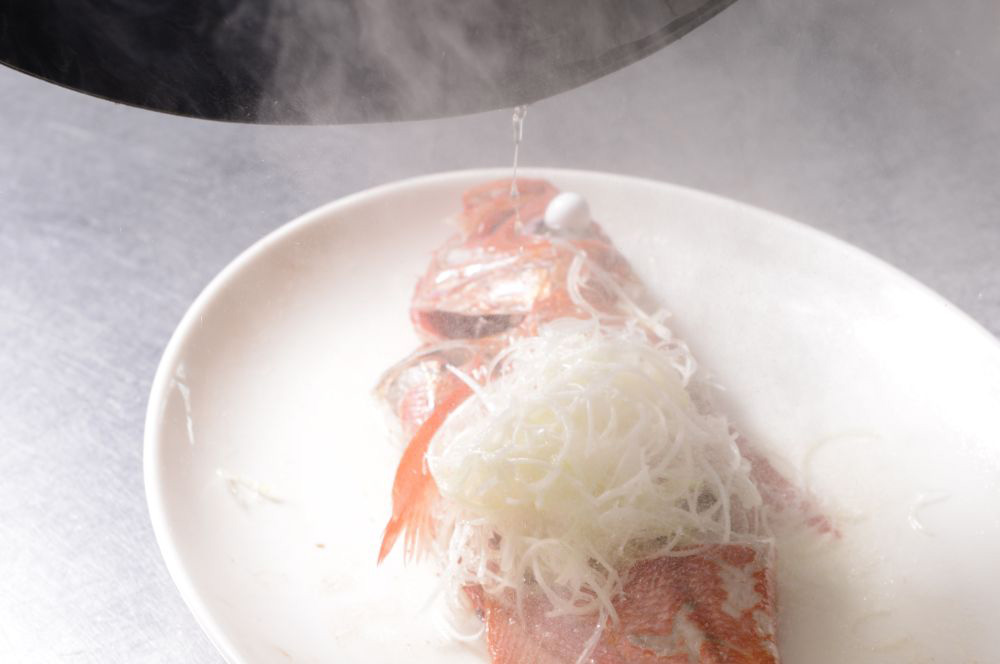 ［11］ネギを中心に油をかける